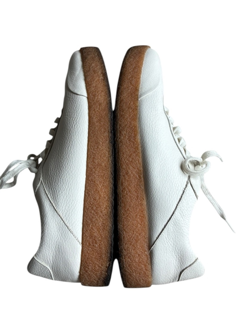 FitFlop Rally Leather Sneakers White Comfort Walking Gum Sole Lace Up Women 11 - Picture 10 of 12